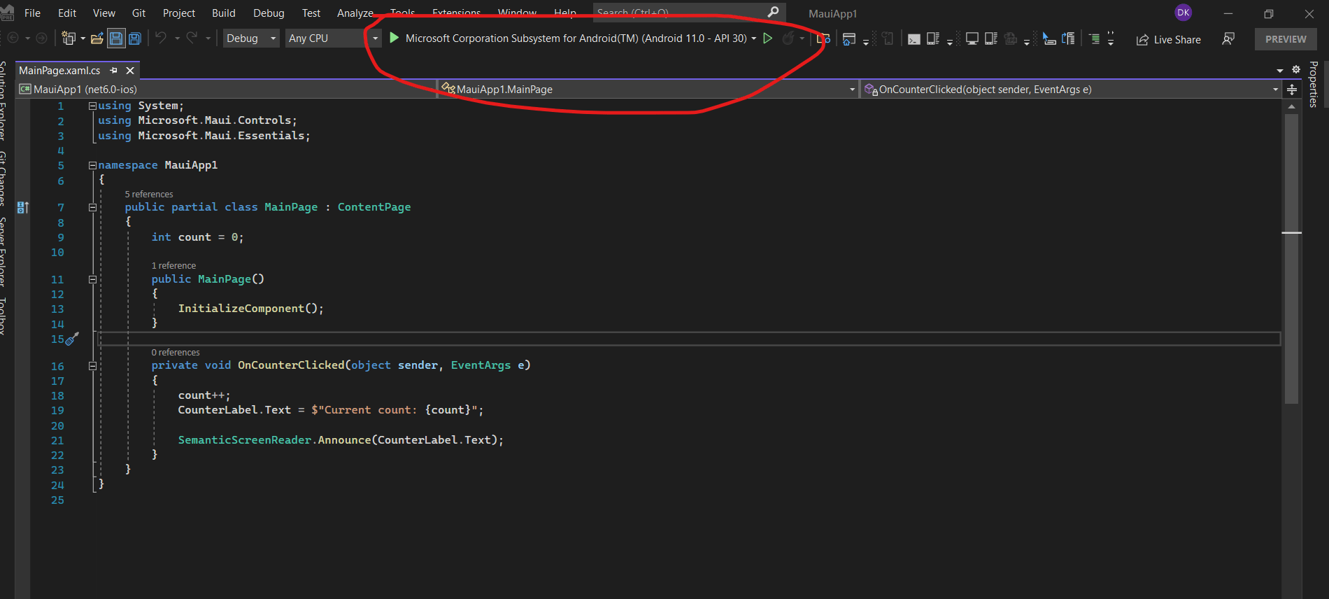 Targeting Windows Subsystem for Android