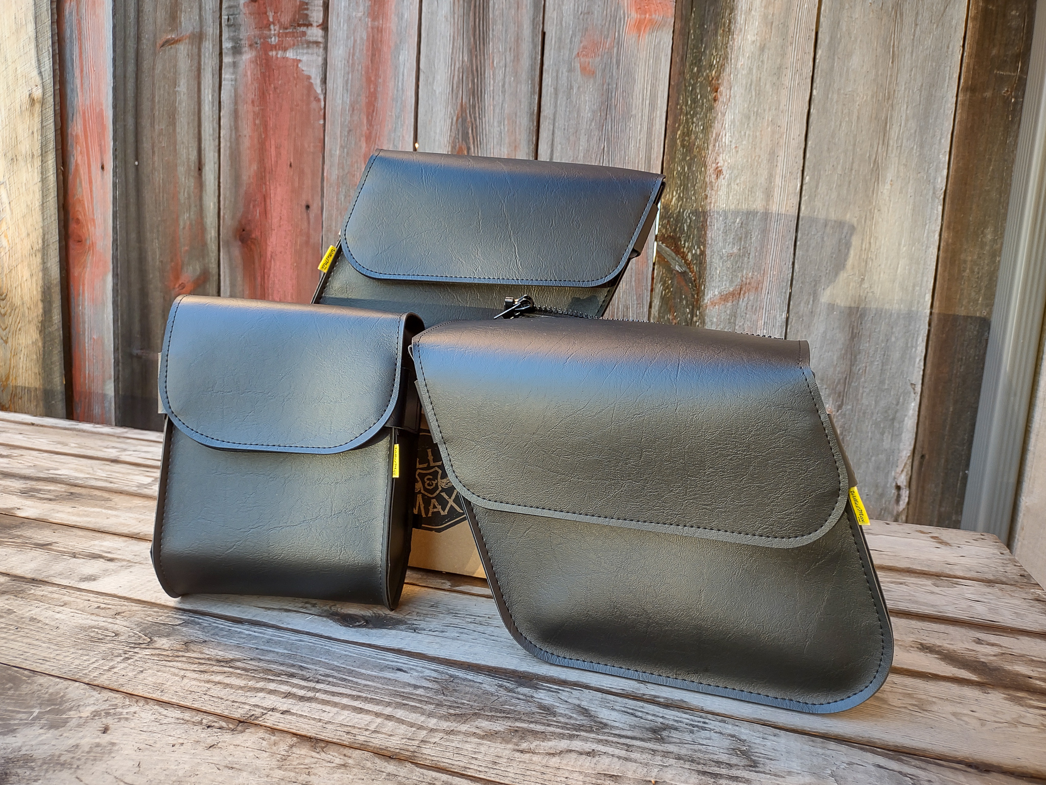 Willie & Max Raptor Series Compact Slant Saddlebags