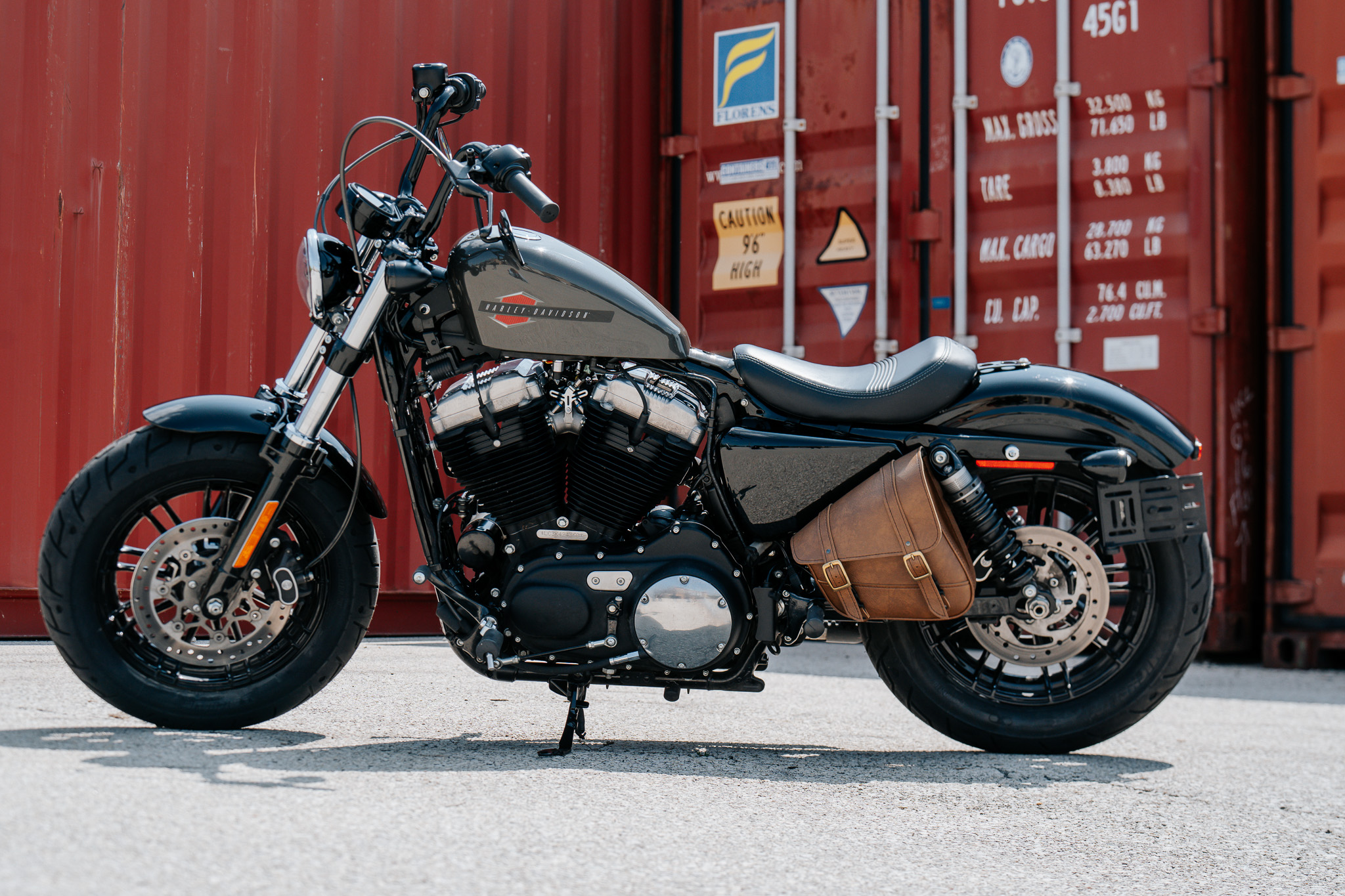 Handcrafted Swingarm Bag for Sportsters!