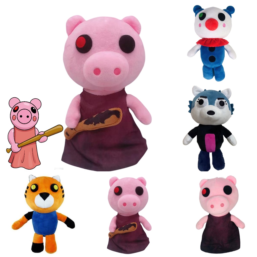 Roblox Piggy Plush Ador Vel Tigre Rosa De 25cm E Brinquedo Recheado De Sg 11134202 7r9bq