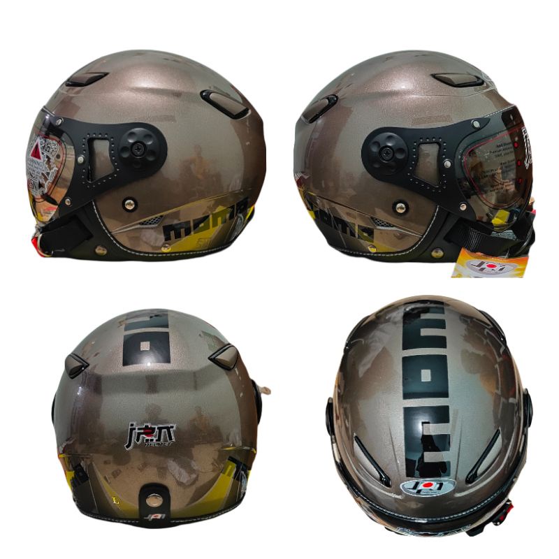 Jual helm jpn retro classic momo pilot