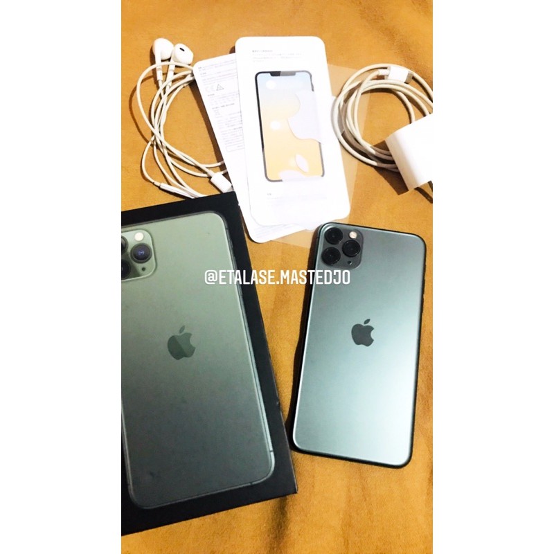Jual original iphone 11 pro max 256 gb second