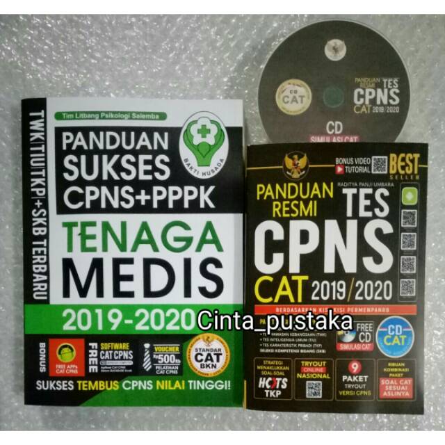Jual buku skd cpns: panduan sukses cpns + pppk tenaga medis & panduan