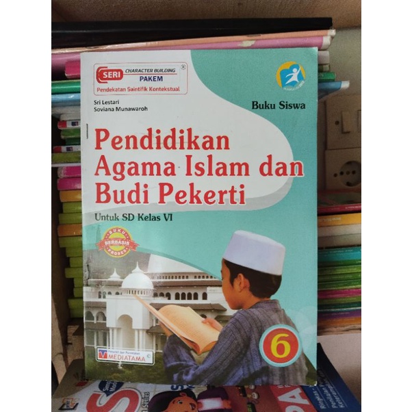 Jual buku agama islam/pendidikan agama islam dan budi pekerti kelas 6
