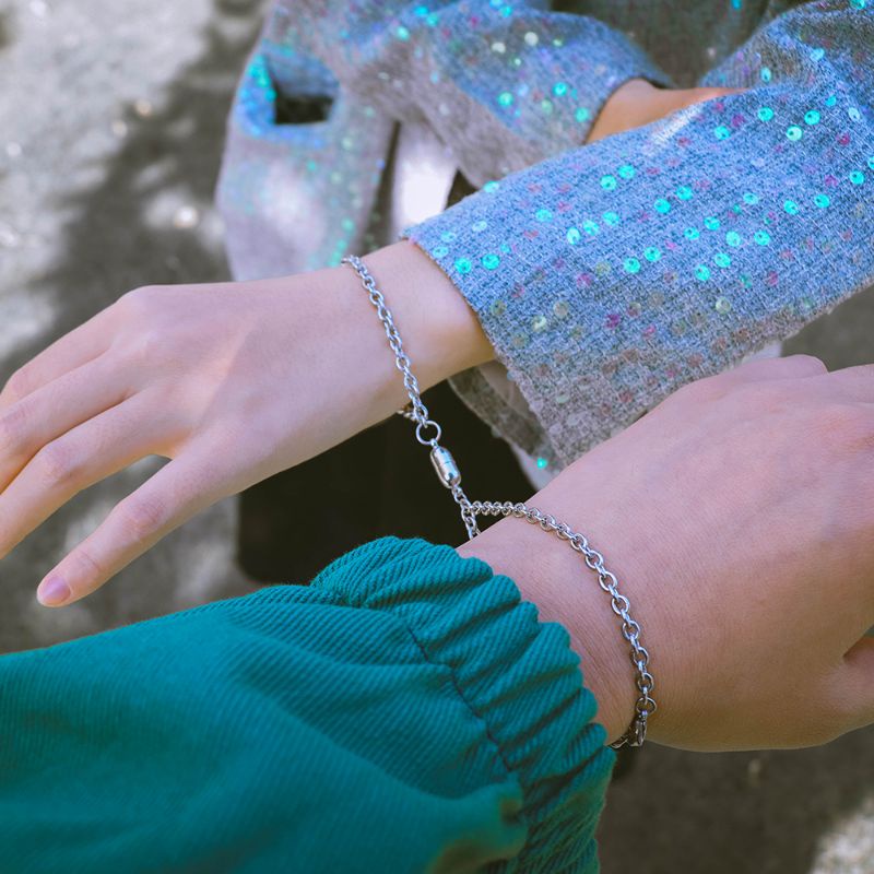 Jual [2 pcs] gelang couple magnet ring harga sudah termasuk 2pcs gelang