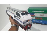 Jual Miniatur Kereta Api Kayu Lokomotif Cc203 Livery Whiteblue Shopee