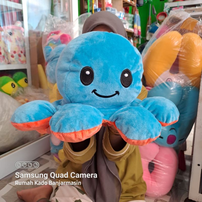 Jual boneka gurita bolak balik