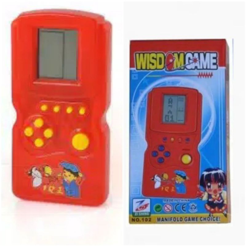 Jual mainan anak game jadul wisdom game mini/ tetris/ game boy jadul