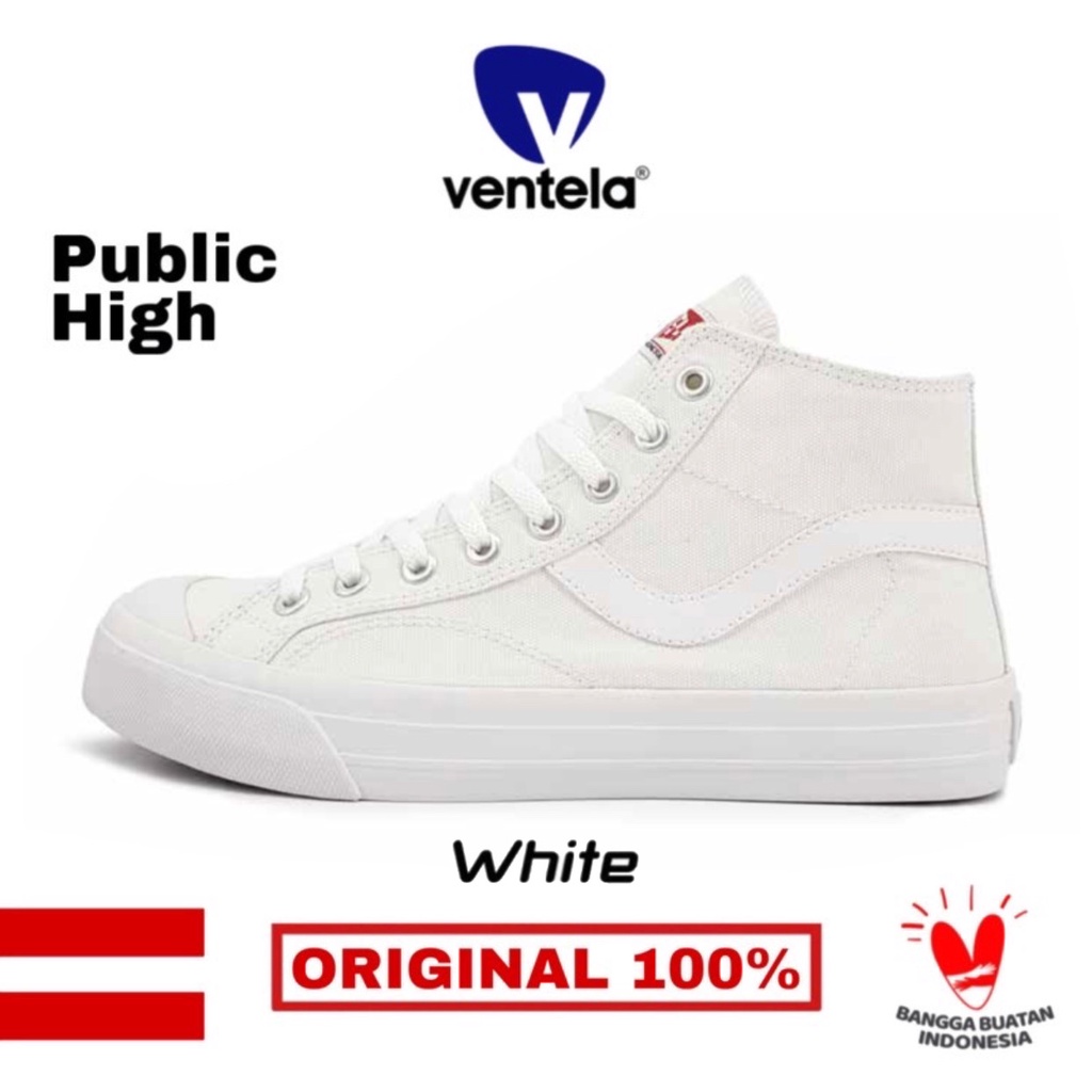 Jual ventela public high white [original]