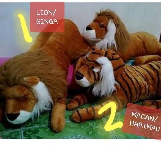 Jual boneka singa/ macan/ harimau/ lion jumbo besar