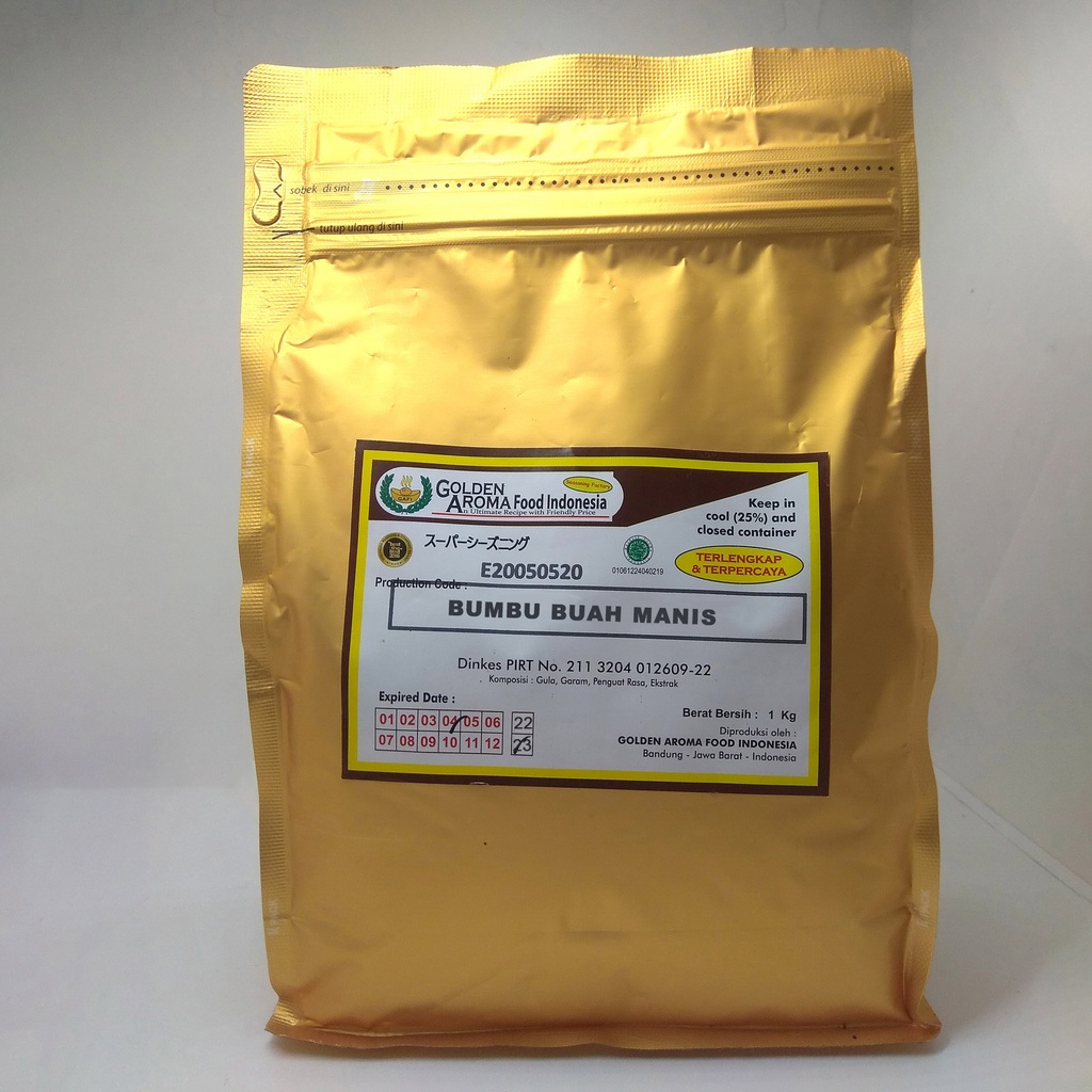 Jual bumbu tabur manis 1 kg rasa bumbu buah manis, cocok untuk rujak