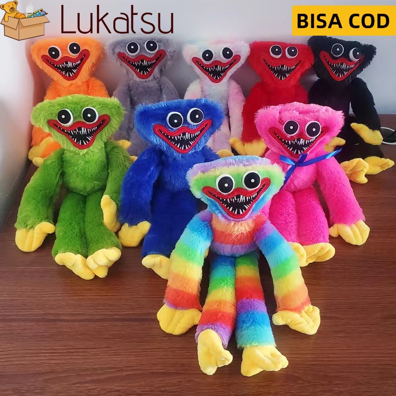 Jual 40cm boneka mainan wajah menakutkan boneka huggy wuggy (hagi wagi