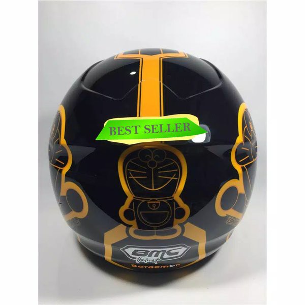 Jual turun harga !! helm bmc milan doraemon retro half face helm motor