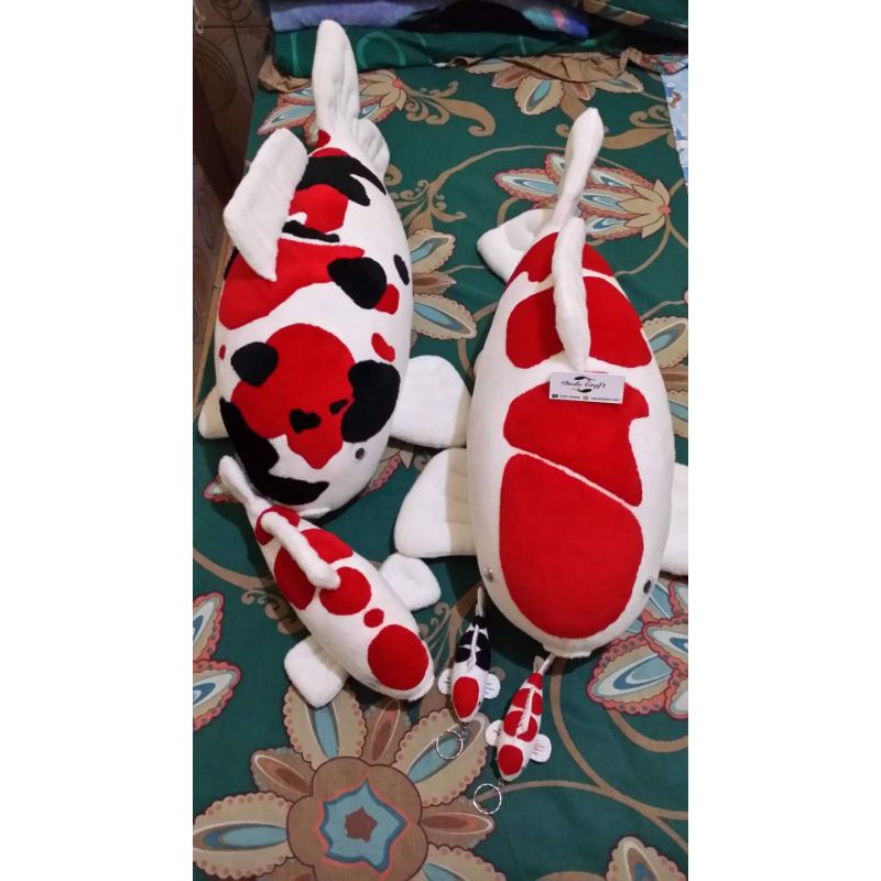 Jual boneka ikan koi 60 cm