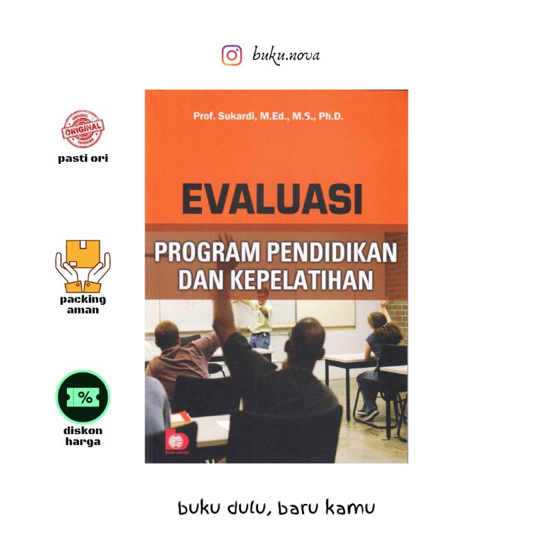 Jual buku evaluasi program pendidikan & kepelatihan