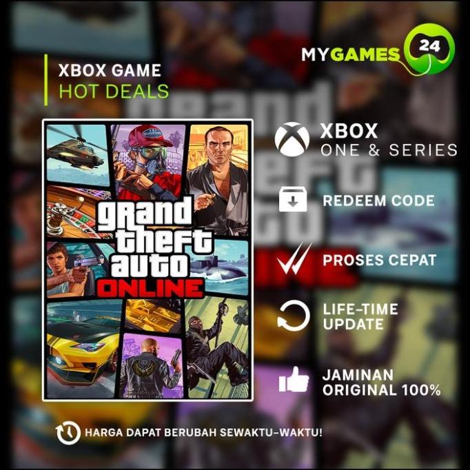 Jual SALE GRAND THEFT AUTO 5 GTA V ONLINE XBOX ONE SERIES X S REDEEM