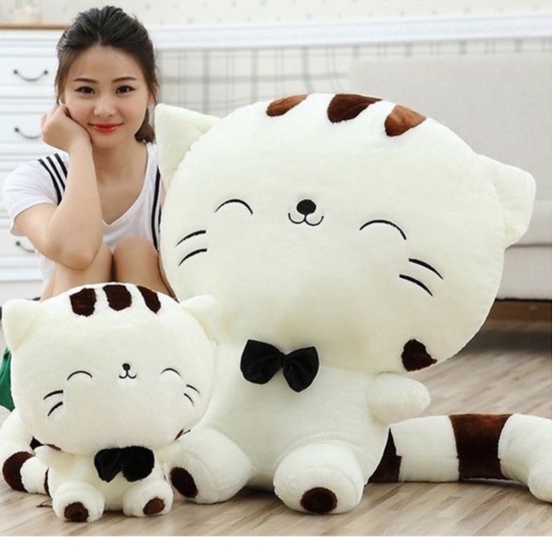 Jual boneka kucing, import, mainan boneka kucing jumbo, mainan kucing