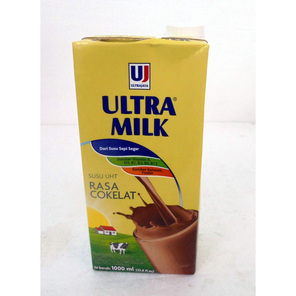 Jual ramayana tangerang -ultra milk cokelat tetra pack 1000ml