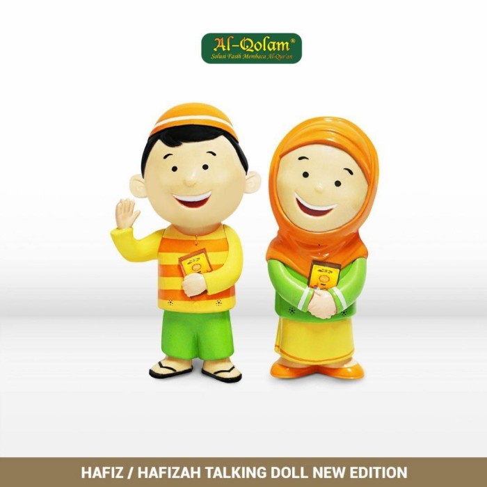 Jual produk terbaru hafiz dan hafizah talking doll versi 4 boneka