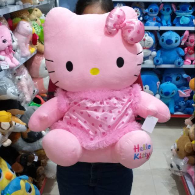 Jual boneka hello kitty pink jumbo
