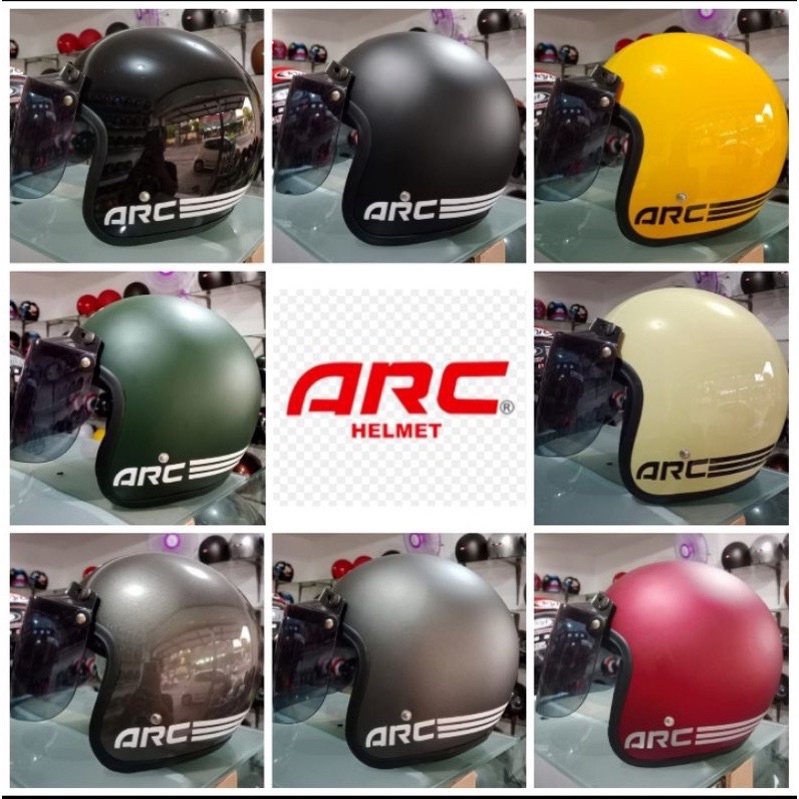 Jual helm arc retro premium
