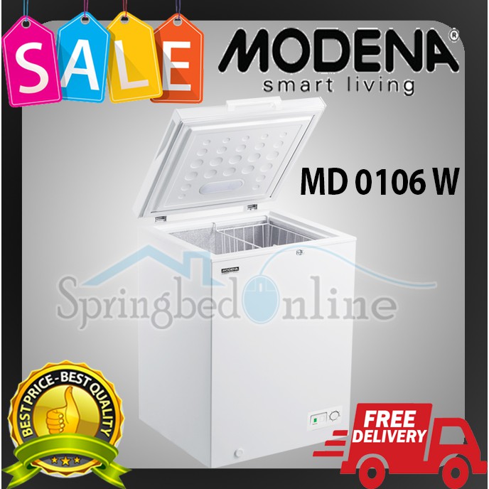 Jual modena chest freezer