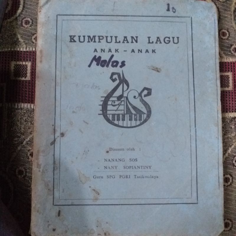 Jual buku kumpulan lagu anak-anak (buku klasik jadul)