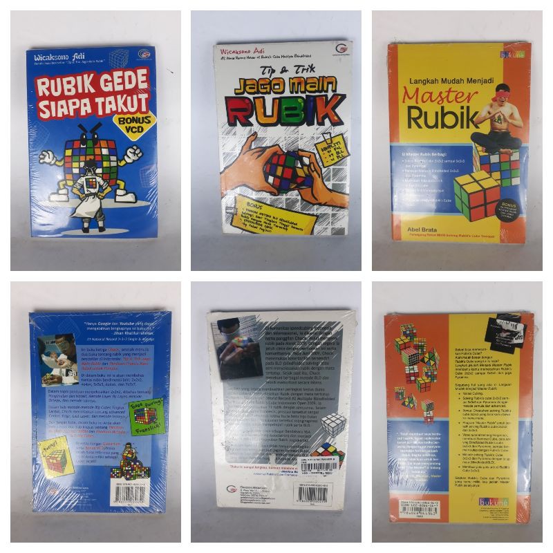 Jual langkah mudah menjadi master rubik, tips & trik jago main rubik