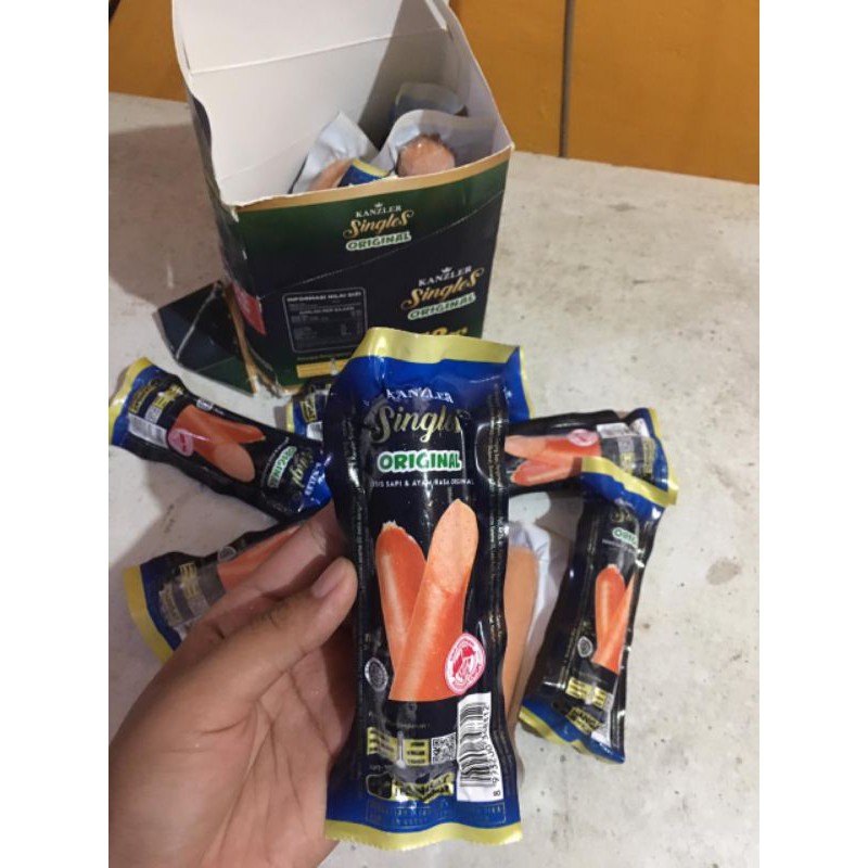 Jual kanzler sosis singles original / sosis viral