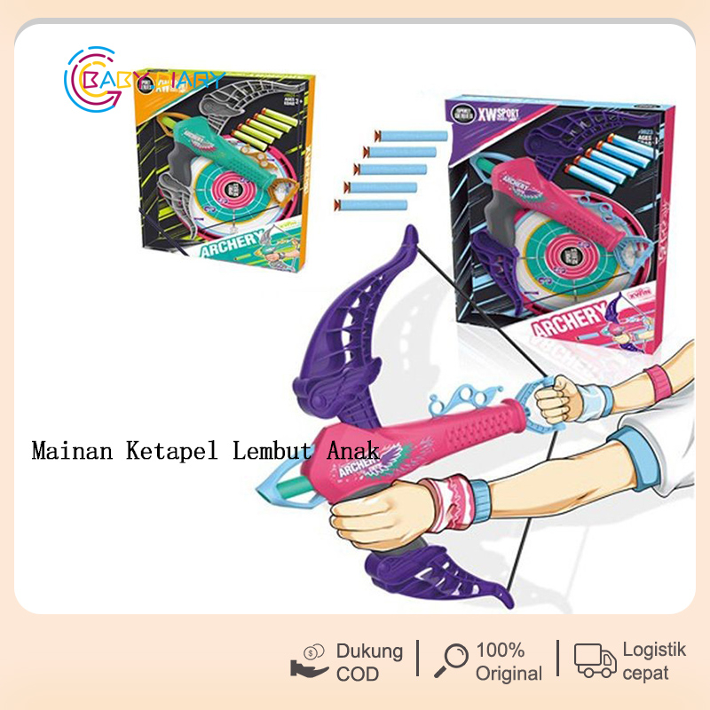Jual [cod] mainan ketapel lembut anak / mainan latihan luar ruangan