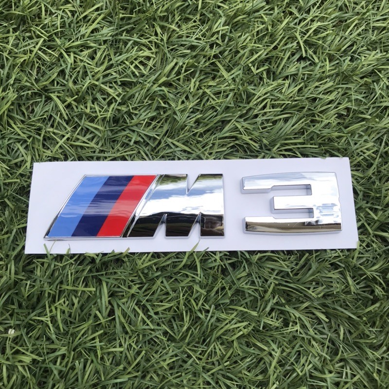 Bmw m3 emblem for 3 series e30 e36 e46 e90 e91 e92 e93 f30 f31 f34 f35