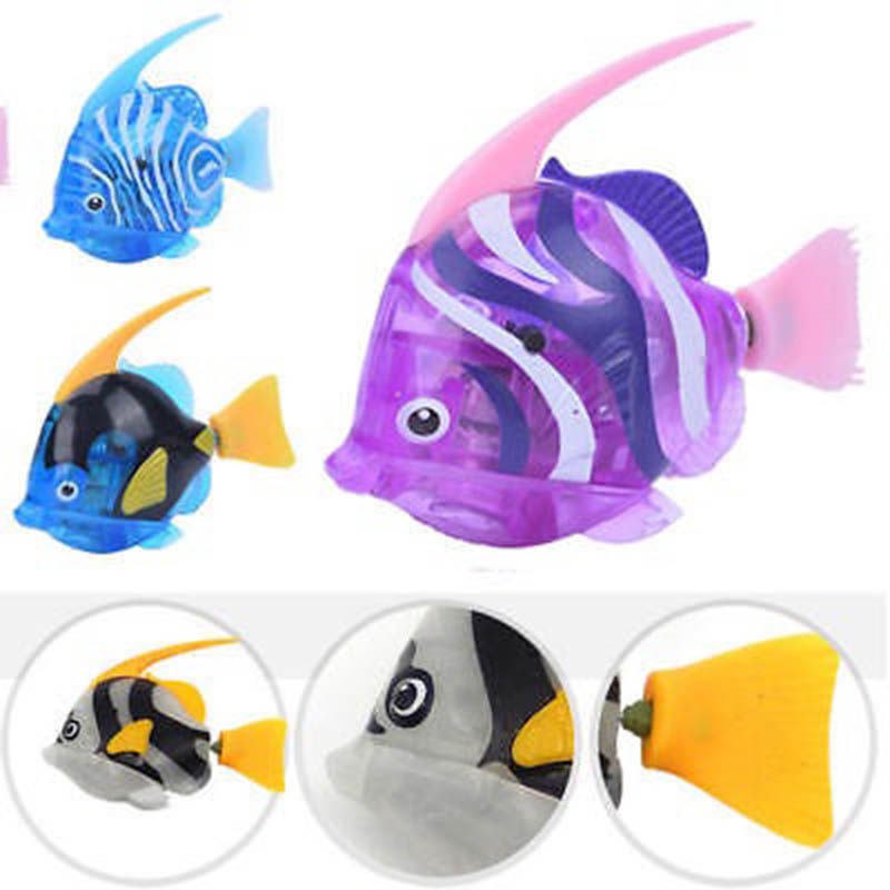 Fun toys intellectual development electronic flashing swim fish toy