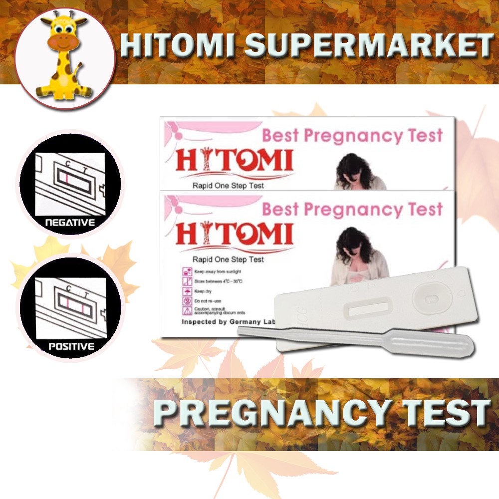 🔥Wholesale🔥HITOMI 10pcs New HCG Urine Pregnancy Test Kit [ Pregnancy Test  Supplier in Penang ] | Shopee Malaysia