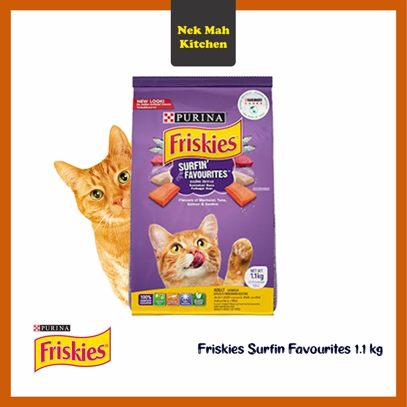 Purina friskies dry cat food pack (1kg)