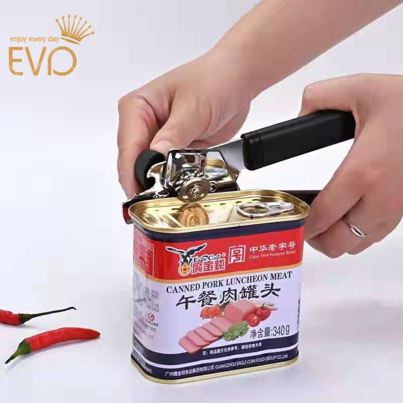 Evd#heavy duty stainless steel professional tin can opener kitchen