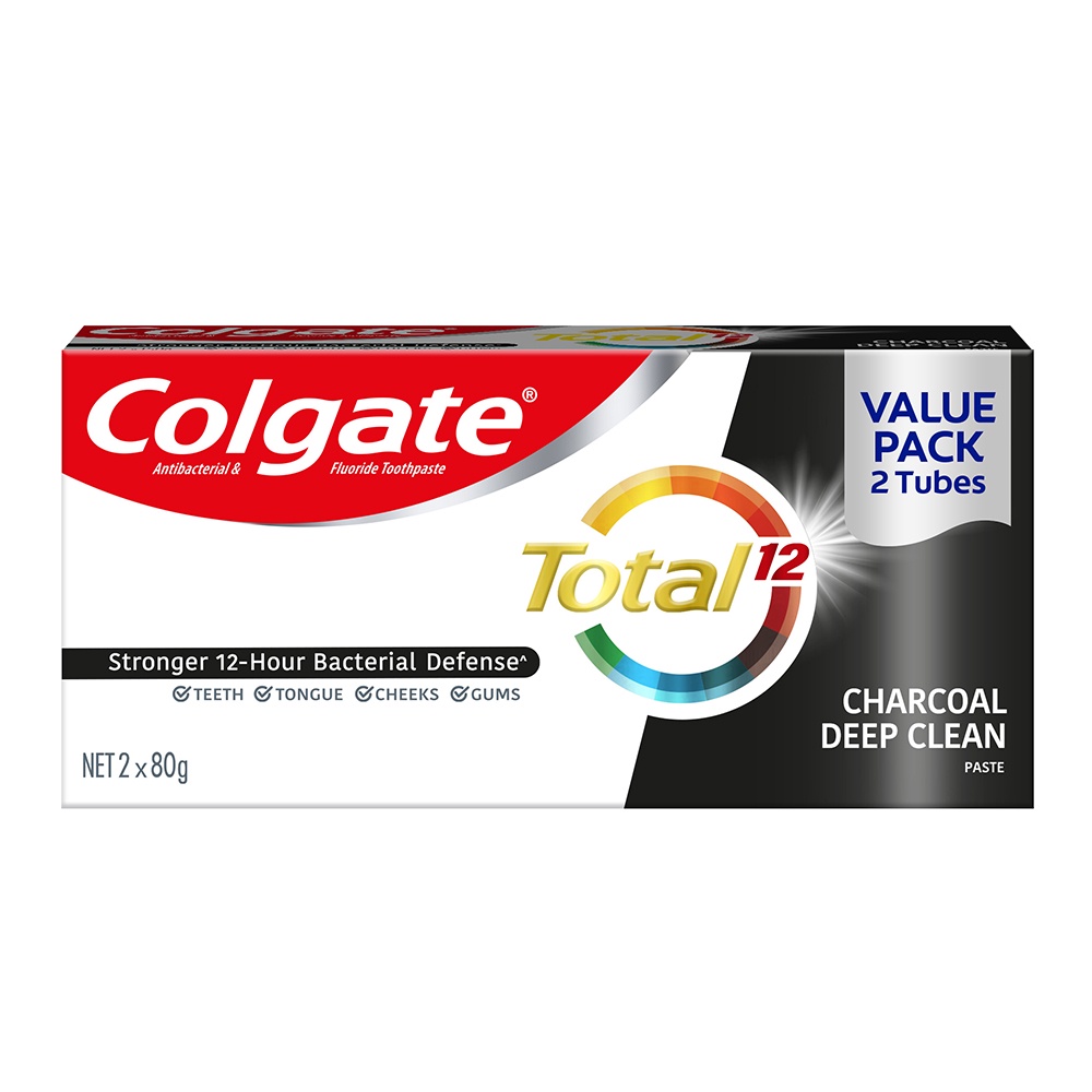 Colgate total charcoal deep clean multi-benefit antibacterial
