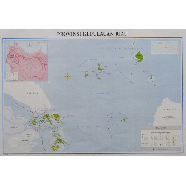 Map Of Riau Islands Province Fold Shopee Philippines