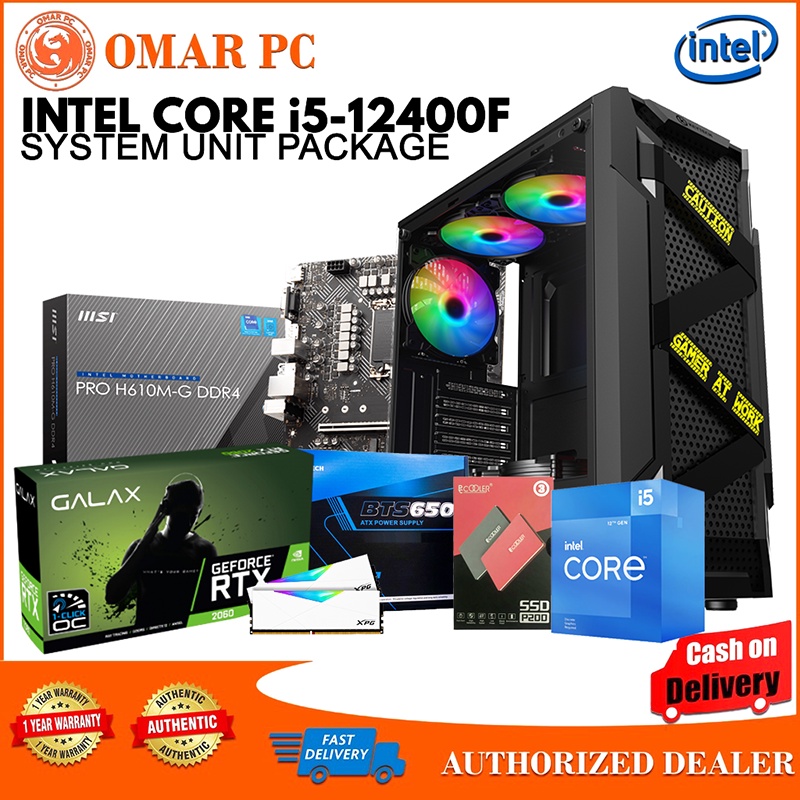 GAMING DESKTOP INTEL I5 12TH GEN 16GB RAM 512GB SSD RTX 2060 6GB