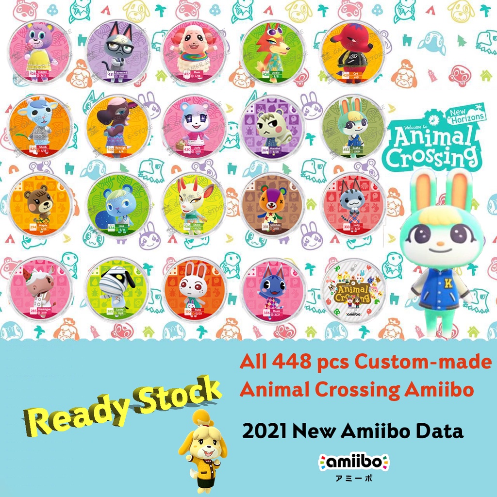 Animal crossing amiibo assemble!animal crossing sasha shino ione dom judy raymond amiibo-acnh