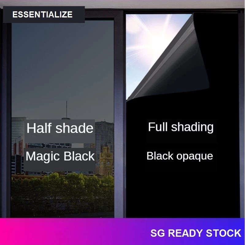 Window film Shading heat insulation and sunscreen cellophane film anti-peeping full blackout Reflective Mirror Curtain