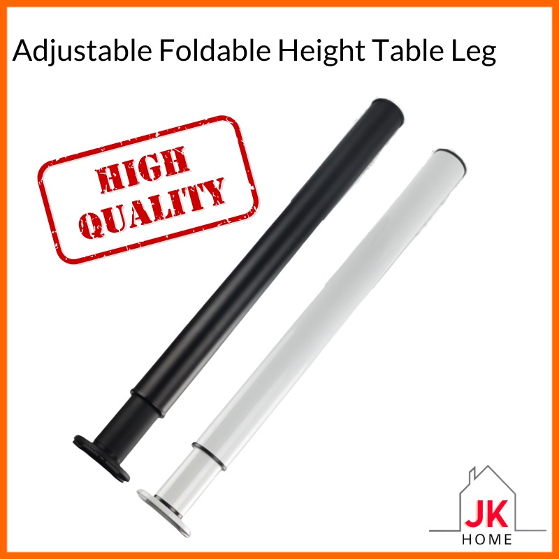 Jk adjustable foldable height table leg dining study computer table