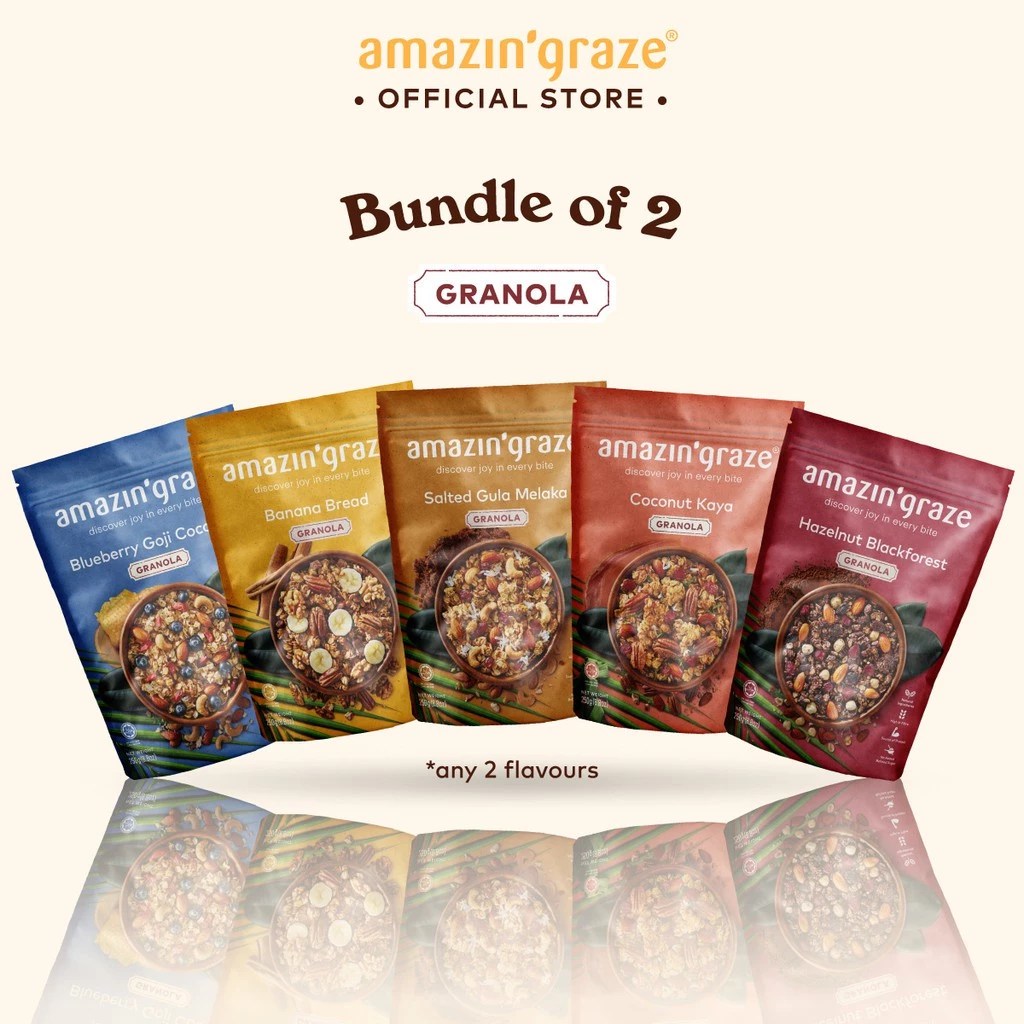 Amazin' Graze Granola (2 x 250g)
