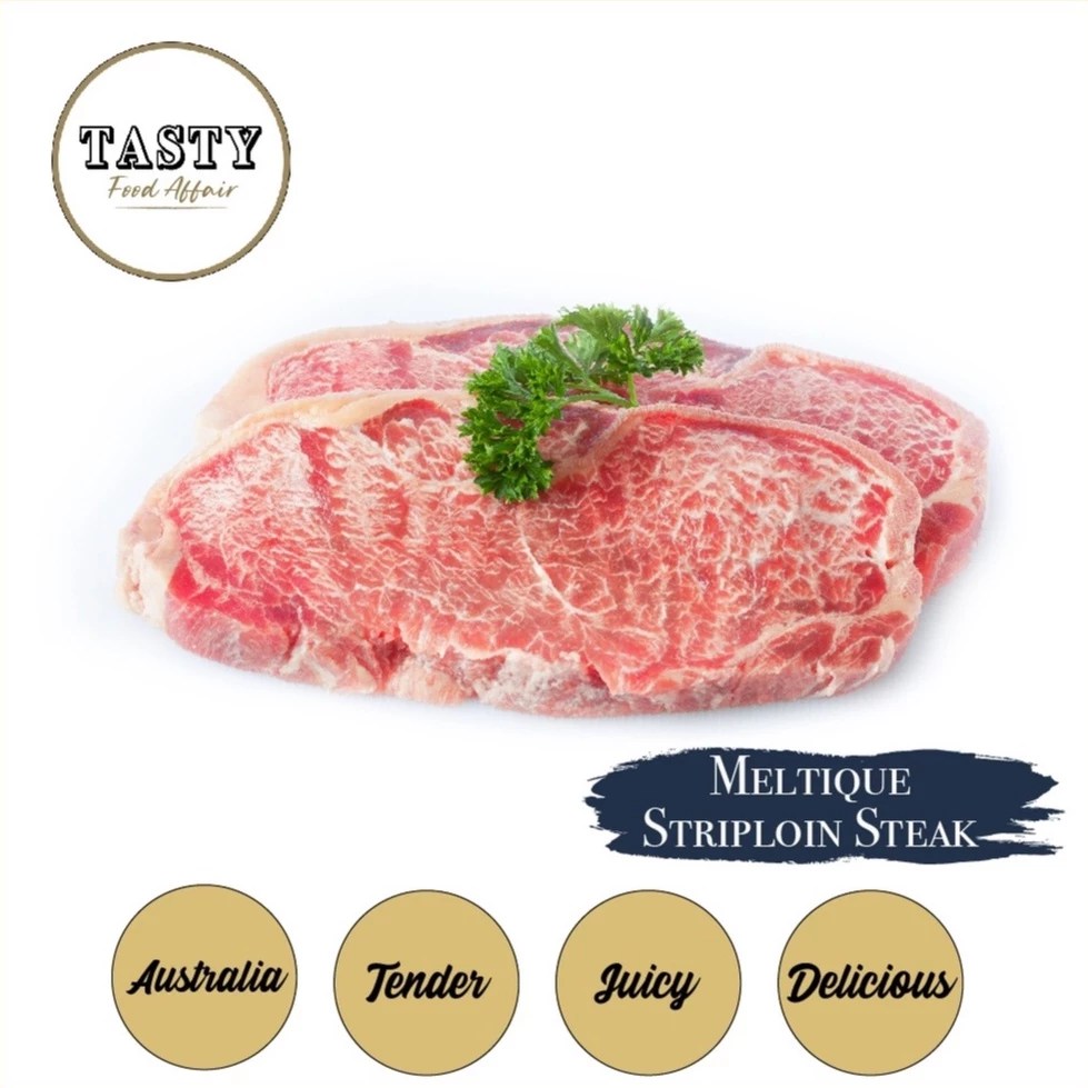 [Tasty Food Affair] Marbled Meltique Beef Striploin Steak (180g)