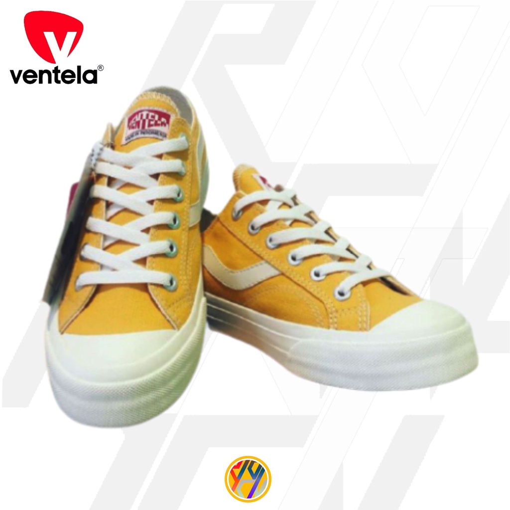 Ventela public รองเท้าผ้าใบลําลองสีเหลืองเข้ม