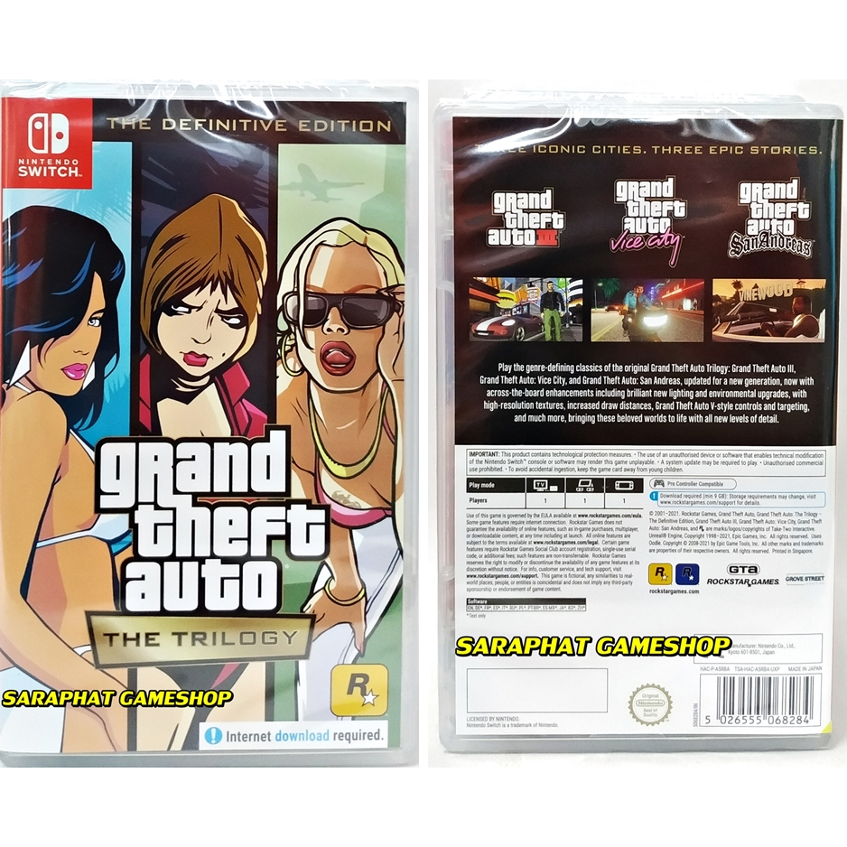 Shopee DDXFEBW1 105 Nintendo Switch GTA The Trilogy The Th 11134207 23020