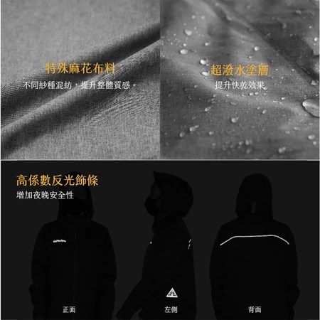 機車騎士必備！G.T. PRM 對流透氣兩件式風雨衣，防水透氣不卡卡