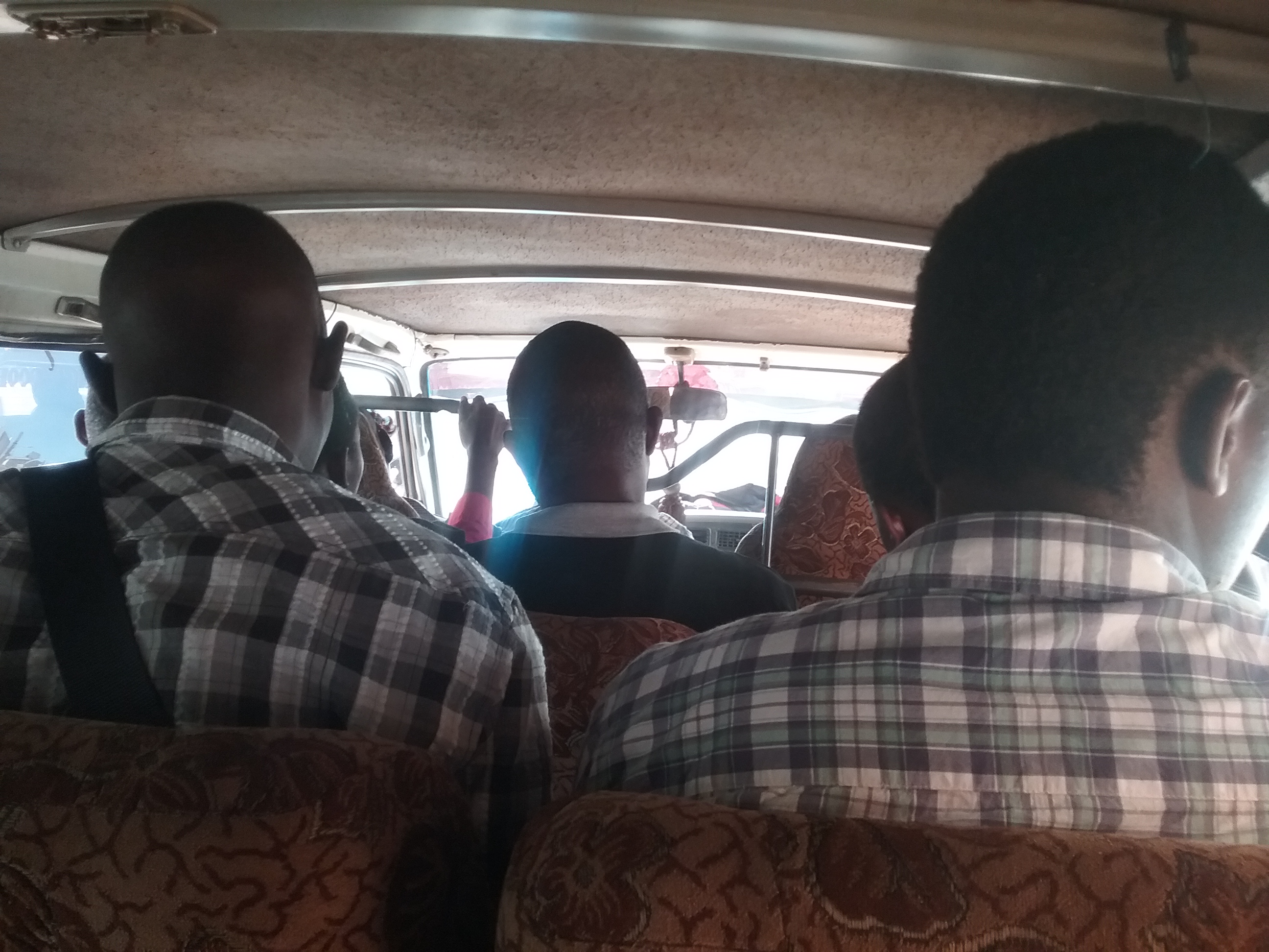 The only space left is in the back