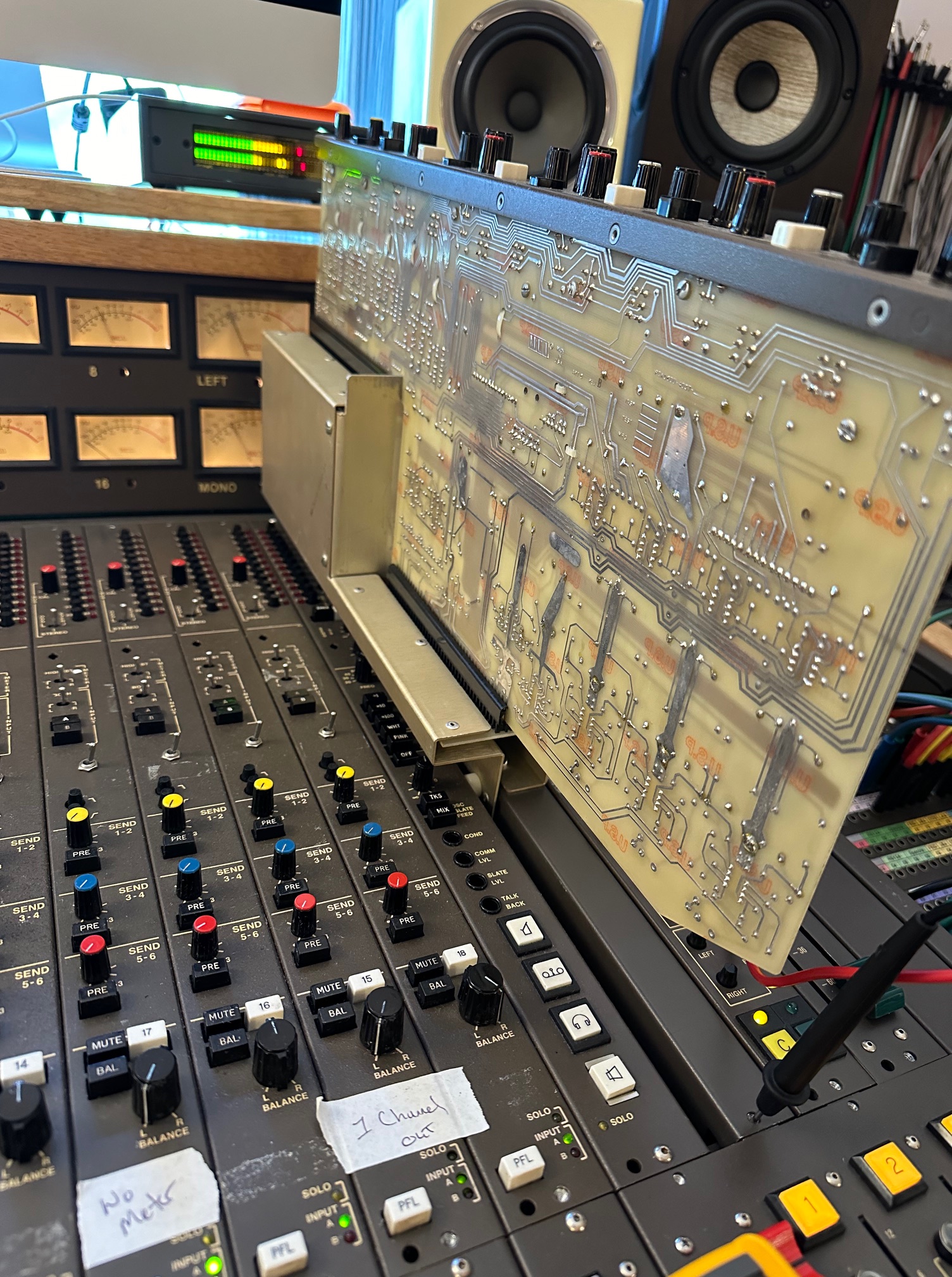 Upgrading our MCI JH-618 Console (Part 1) – Downbeat Studio & Design