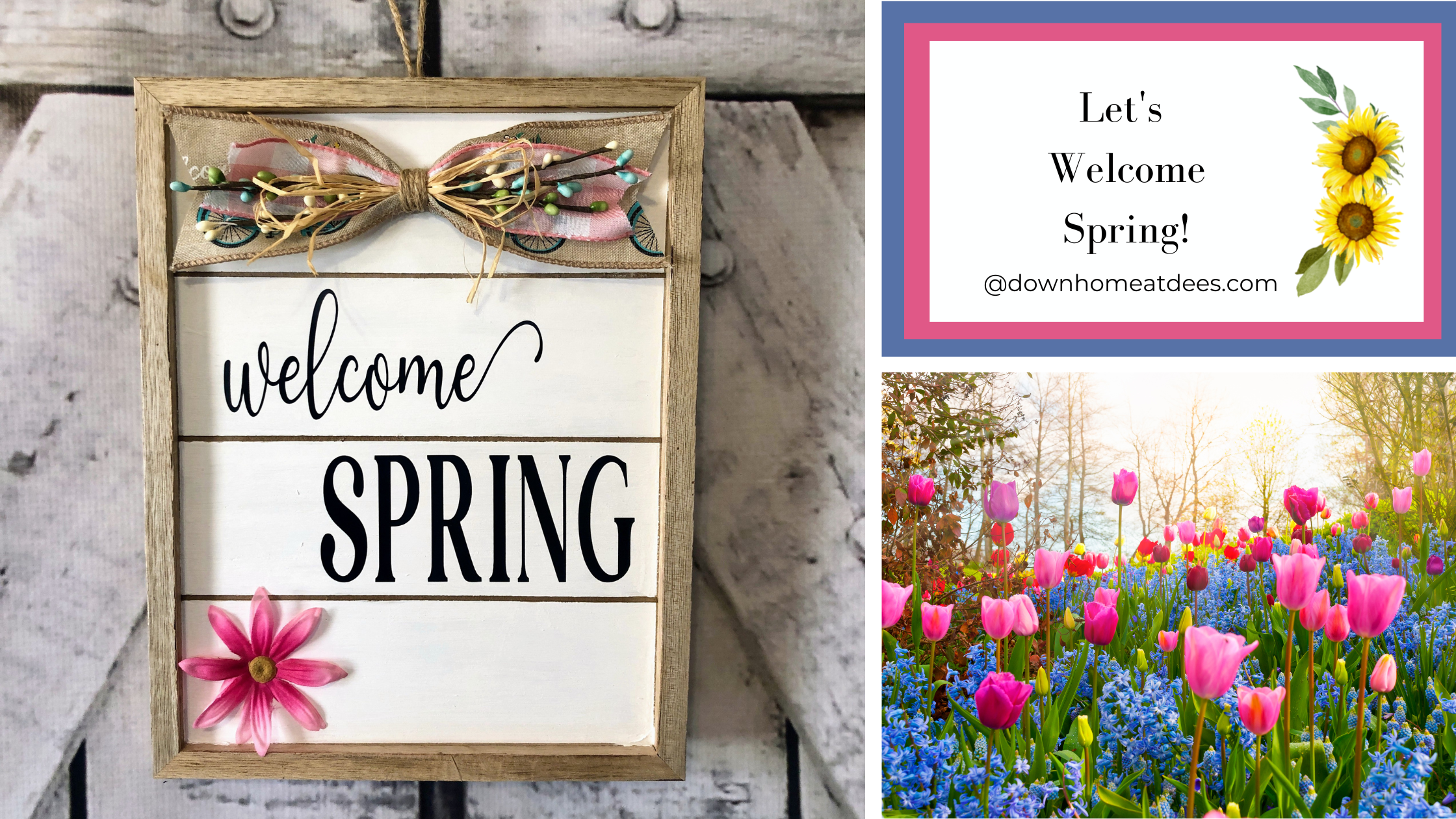 Let’s Welcome Spring Sign!!