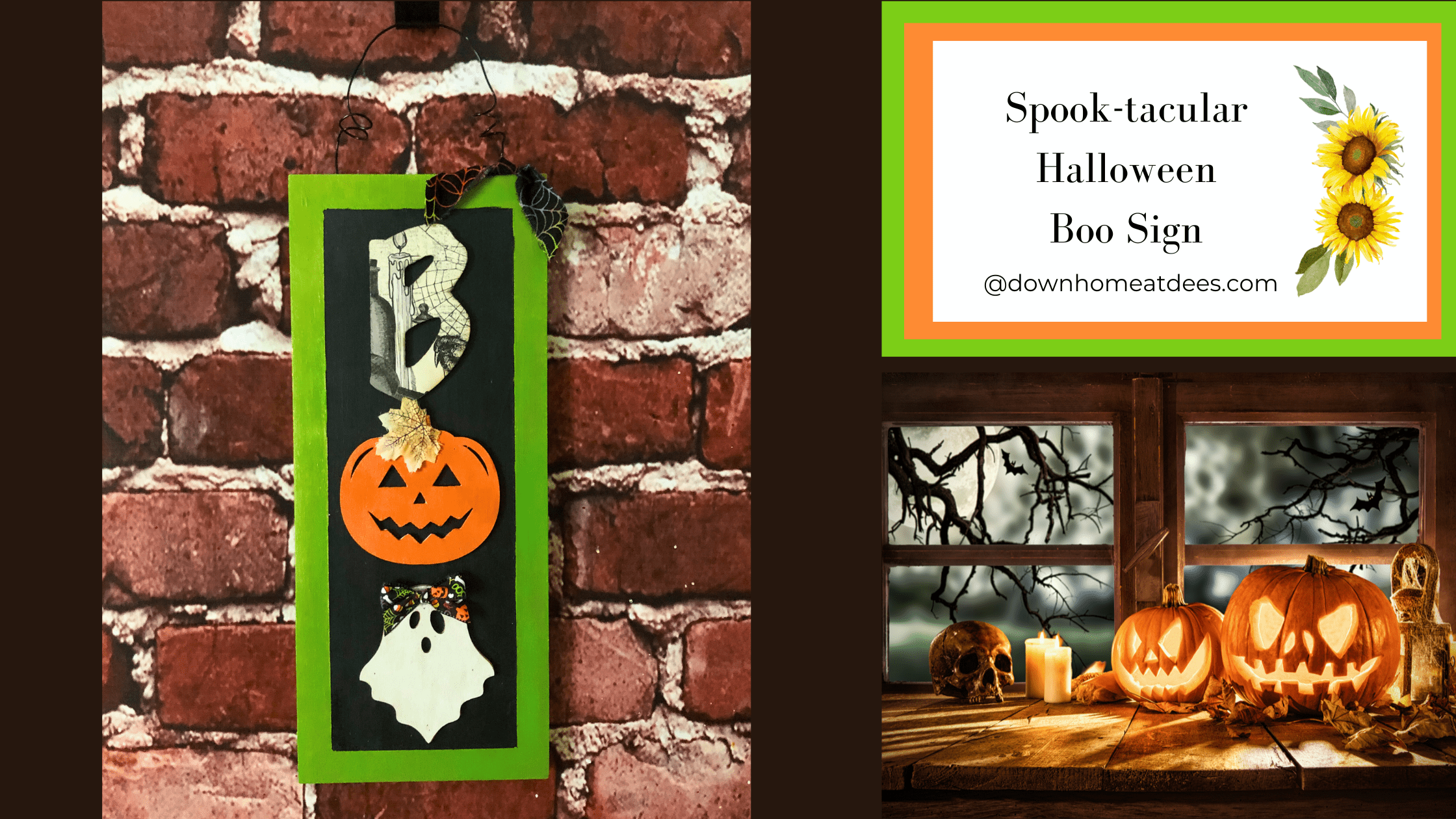 Let’s Make a Spook-tacular Halloween BOO Sign!